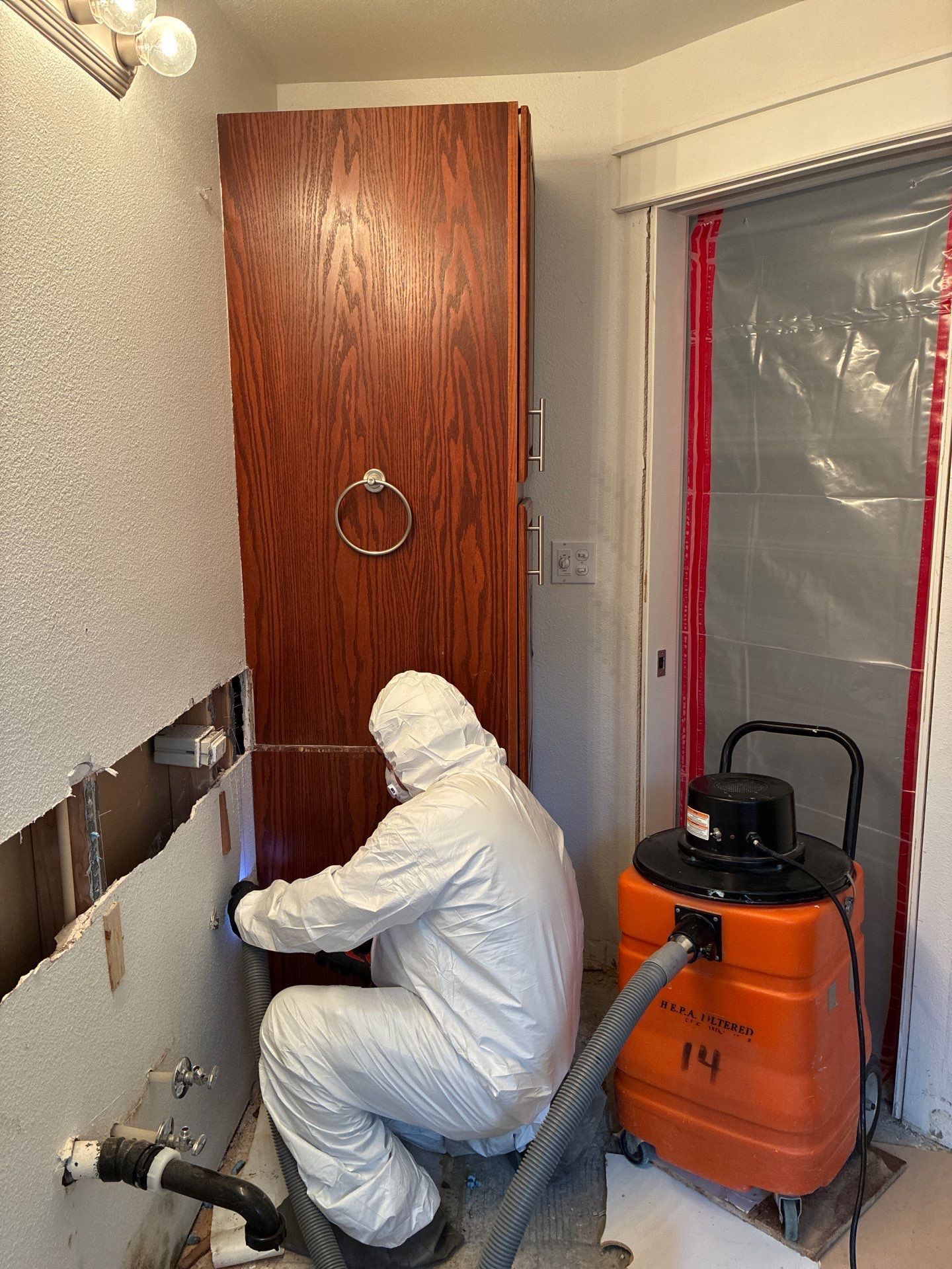 Water Damage Repair and Bathroom Rebuild